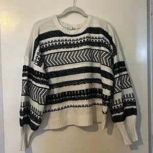 Sweater black cream